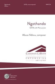 Ngothando SATB choral sheet music cover Thumbnail